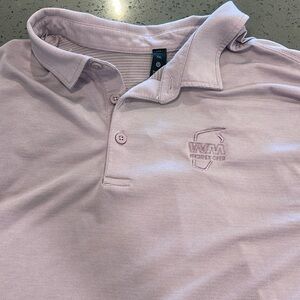 Lululemon evolution polo shirt size XXL pink waste management open logo
